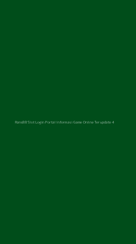 Tampilan Antarmuka Aplikasi Rans88 Slot Login Portal Informasi Game Online Terupdate - 4