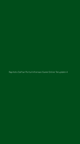 Tampilan Antarmuka Aplikasi Rapitoto Daftar Portal Informasi Game Online Terupdate - 4