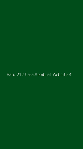 Tampilan Antarmuka Aplikasi Ratu 212 Cara Membuat Website - 4