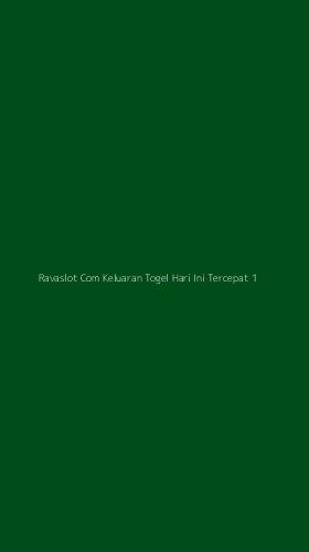 Tampilan Antarmuka Aplikasi Ravaslot Com Keluaran Togel Hari Ini Tercepat - 1