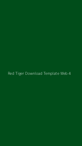 Tampilan Antarmuka Aplikasi Red Tiger Download Template Web - 4