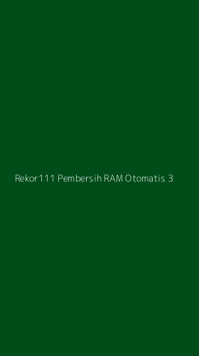 Tampilan Antarmuka Aplikasi Rekor111 Pembersih Ram Otomatis - 3