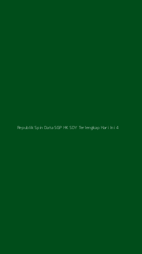 Tampilan Antarmuka Aplikasi Republik Spin Data Sgp Hk Sdy Terlengkap Hari Ini - 4