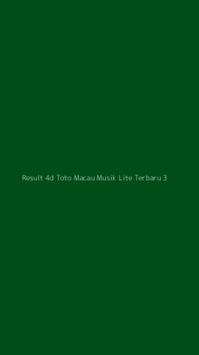 Tampilan Antarmuka Aplikasi Result 4d Toto Macau Musik Lite Terbaru - 3