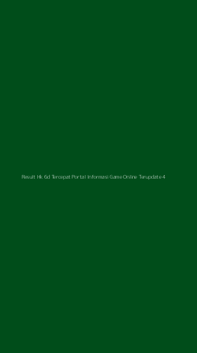 Tampilan Antarmuka Aplikasi Result Hk 6d Tercepat Portal Informasi Game Online Terupdate - 4
