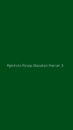 Tampilan Antarmuka Aplikasi Rgmtoto Resep Masakan Harian - 3