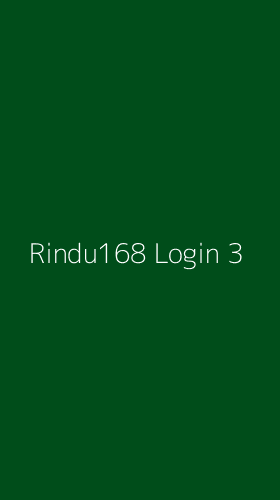 Tampilan Antarmuka Aplikasi Rindu168 Login - 3