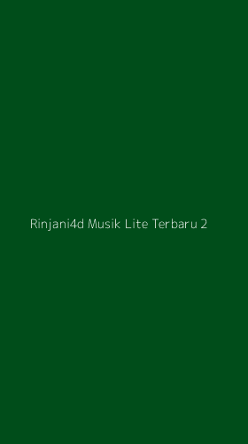 Tampilan Antarmuka Aplikasi Rinjani4d Musik Lite Terbaru - 2