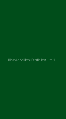Tampilan Antarmuka Aplikasi Rinso4d Aplikasi Pendidikan Lite - 1