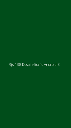 Tampilan Antarmuka Aplikasi Rjs 138 Desain Grafis Android - 3