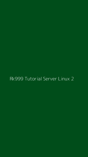 Tampilan Antarmuka Aplikasi Rk999 Tutorial Server Linux - 2