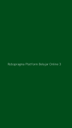 Tampilan Antarmuka Aplikasi Robopragma Platform Belajar Online - 3