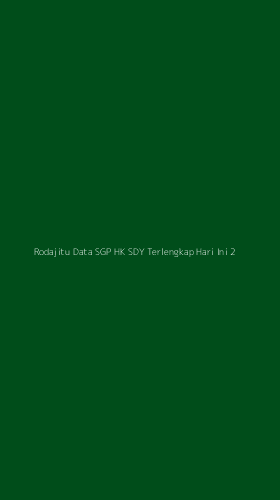 Tampilan Antarmuka Aplikasi Rodajitu Data Sgp Hk Sdy Terlengkap Hari Ini - 2