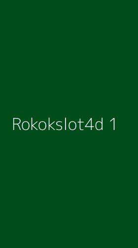 Tampilan Antarmuka Aplikasi Rokokslot4d - 1