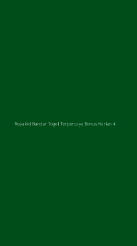 Tampilan Antarmuka Aplikasi Royal4d Bandar Togel Terpercaya Bonus Harian - 4