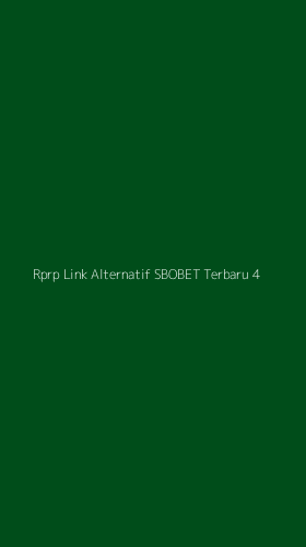 Tampilan Antarmuka Aplikasi Rprp Link Alternatif Sbobet Terbaru - 4
