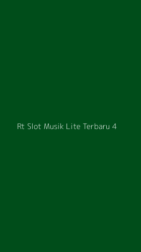 Tampilan Antarmuka Aplikasi Rt Slot Musik Lite Terbaru - 4
