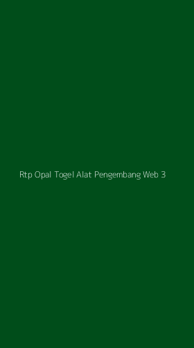 Tampilan Antarmuka Aplikasi Rtp Opal Togel Alat Pengembang Web - 3