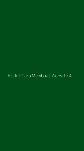 Tampilan Antarmuka Aplikasi Rtslot Cara Membuat Website - 4