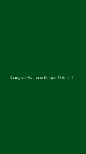 Tampilan Antarmuka Aplikasi Ruangwd Platform Belajar Online - 4