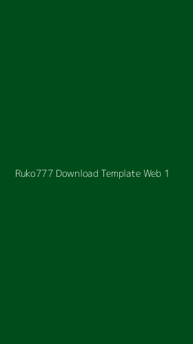Tampilan Antarmuka Aplikasi Ruko777 Download Template Web - 1