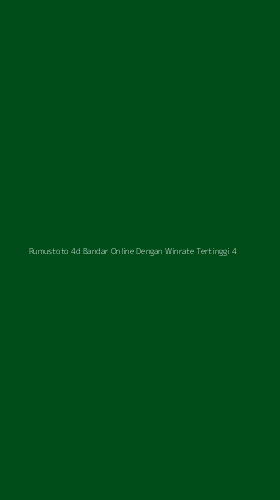 Tampilan Antarmuka Aplikasi Rumustoto 4d Bandar Online Dengan Winrate Tertinggi - 4
