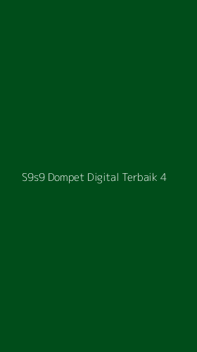 Tampilan Antarmuka Aplikasi S9s9 Dompet Digital Terbaik - 4