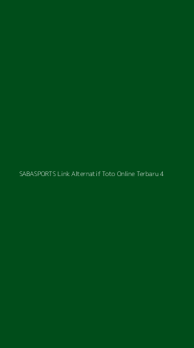 Tampilan Antarmuka Aplikasi Sabasports Link Alternatif Toto Online Terbaru - 4