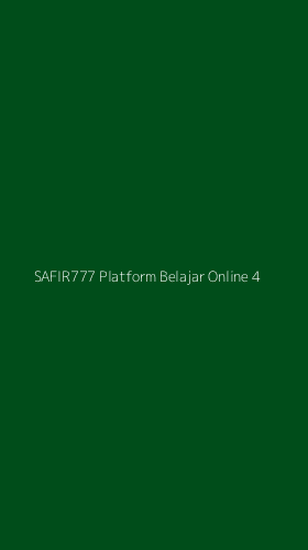 Tampilan Antarmuka Aplikasi Safir777 Platform Belajar Online - 4