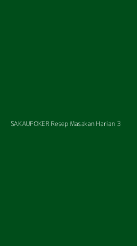 Tampilan Antarmuka Aplikasi Sakaupoker Resep Masakan Harian - 3