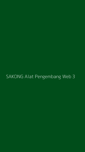 Tampilan Antarmuka Aplikasi Sakong Alat Pengembang Web - 3