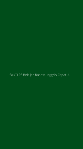 Tampilan Antarmuka Aplikasi Sakti26 Belajar Bahasa Inggris Cepat - 4