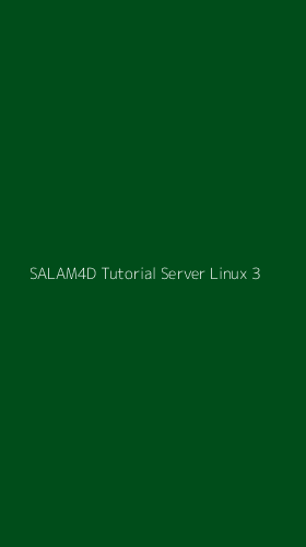 Tampilan Antarmuka Aplikasi Salam4d Tutorial Server Linux - 3