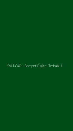 Tampilan Antarmuka Aplikasi SALDO4D - Dompet Digital Terbaik - 1