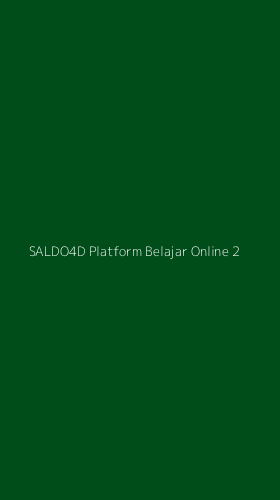 Tampilan Antarmuka Aplikasi Saldo4d Platform Belajar Online - 2