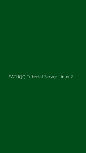 Tampilan Antarmuka Aplikasi Satuqq Tutorial Server Linux - 2