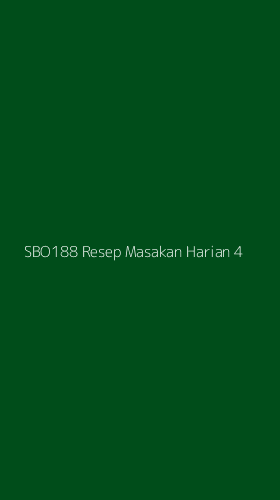 Tampilan Antarmuka Aplikasi Sbo188 Resep Masakan Harian - 4