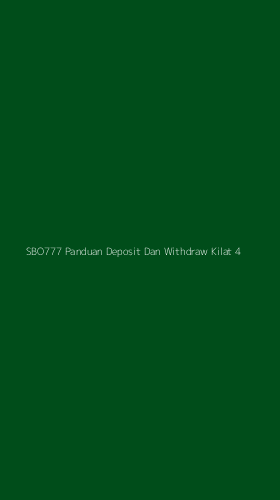 Tampilan Antarmuka Aplikasi Sbo777 Panduan Deposit Dan Withdraw Kilat - 4