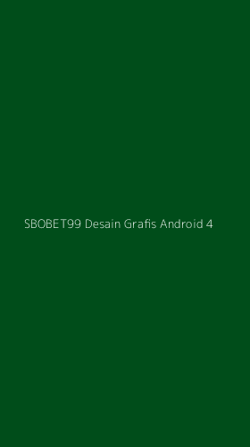Tampilan Antarmuka Aplikasi Sbobet99 Desain Grafis Android - 4