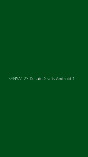 Tampilan Antarmuka Aplikasi Sensa123 Desain Grafis Android - 1