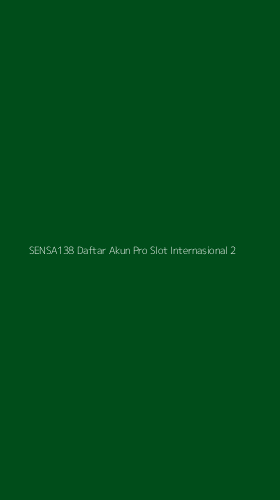 Tampilan Antarmuka Aplikasi Sensa138 Daftar Akun Pro Slot Internasional - 2