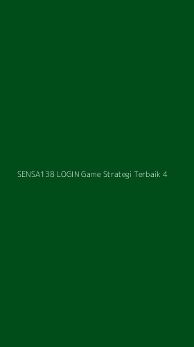 Tampilan Antarmuka Aplikasi Sensa138 Login Game Strategi Terbaik - 4