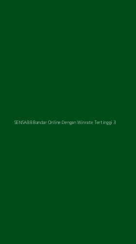 Tampilan Antarmuka Aplikasi Sensa88 Bandar Online Dengan Winrate Tertinggi - 3