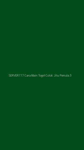 Tampilan Antarmuka Aplikasi Server777 Cara Main Togel Colok Jitu Pemula - 3