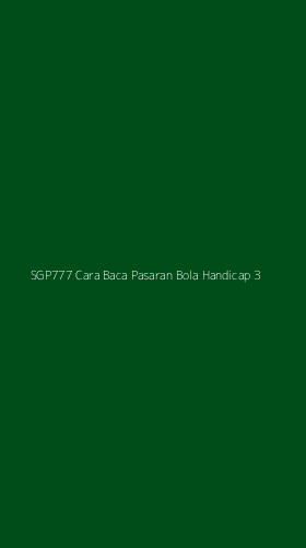 Tampilan Antarmuka Aplikasi Sgp777 Cara Baca Pasaran Bola Handicap - 3