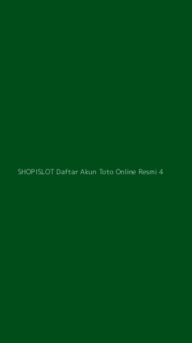 Tampilan Antarmuka Aplikasi Shopislot Daftar Akun Toto Online Resmi - 4