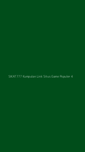 Tampilan Antarmuka Aplikasi Sikat777 Kumpulan Link Situs Game Populer - 4
