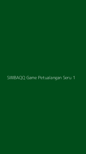 Tampilan Antarmuka Aplikasi Simbaqq Game Petualangan Seru - 1