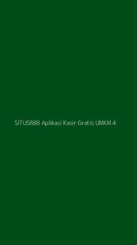 Tampilan Antarmuka Aplikasi Situs888 Aplikasi Kasir Gratis Umkm - 4