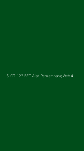 Tampilan Antarmuka Aplikasi Slot 123 Bet Alat Pengembang Web - 4